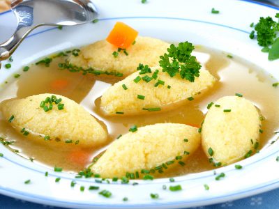 Supă cu găluște de post