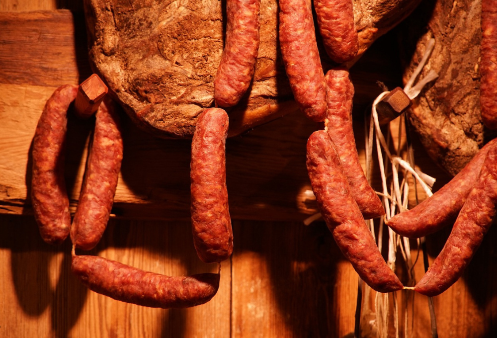 Cârnați de porc de casă